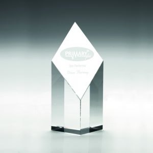 Alternative view of CLEAR GLASS DIAMOND COLUMN