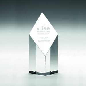 CLEAR GLASS DIAMOND COLUMN - Image 3