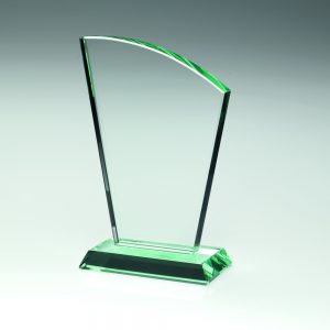 JADE GLASS SAIL PLAQUE (15MM THICK)