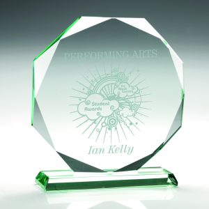 JADE GLASS OCTAGON (15MM THICK) - Image 4