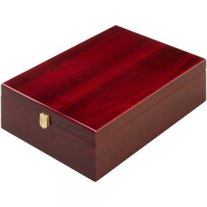 JADE GLASS DIAMOND IN QUALITY WOOD BOX (19MM THICK) - Image 4
